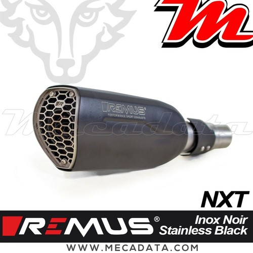 Silencieux remus nxt inox - nxt, noir