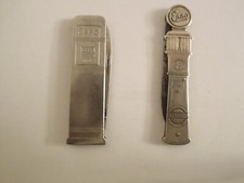 ESSO 2 CANIFS PUBLICITAIRES POMPE A ESSENCE GARAGE AUTO TRES RARE  années 50 60