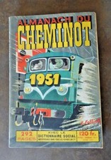 TRAINS CHEMIN DE FER SNCF ALMANACH DU CHEMINOT 1951
