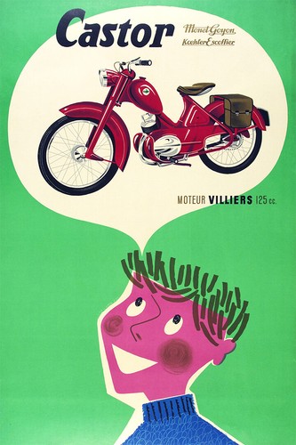 Castor monet goyon moto - castor,