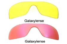 Galaxy Rechange Lentilles Pour Oakley Batwolf HD Rose + Jaune Vision Nocturne