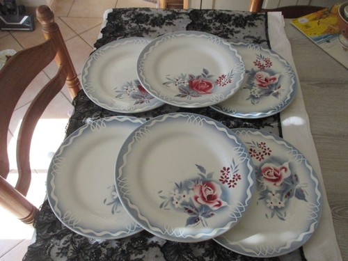 Lot anciennes assiettes - lot,