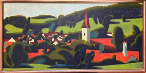 Tableau hst post cubiste le - post, "le