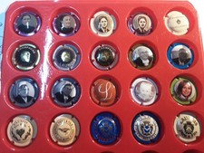 Lot de 20 capsules de champagne Launois, Support Non Fourni