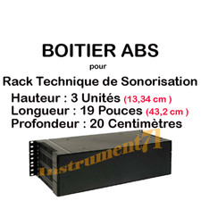 Boitier abs pour montage - boitier,