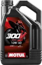 MOTUL 300V FACTORY 100% synthèse 10W40 ROAD RACING 4 LITRES Moto