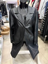 Veste en Cuir Femme Tg52 Noir AM103