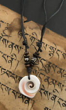 Collier grand Oeil de Sainte Lucie Celte-Bijou ethnique - fil noir - 1232- 26858