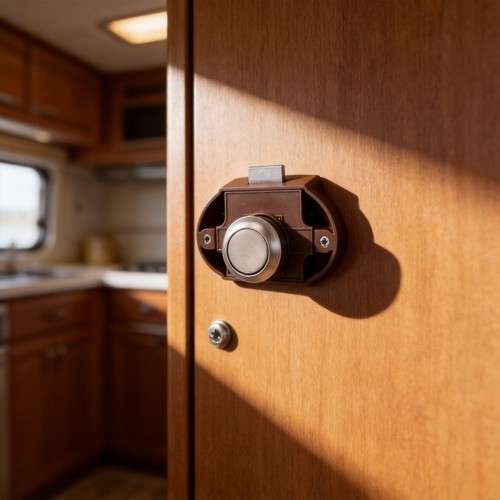 Serrure bouton pour armoire - pour,