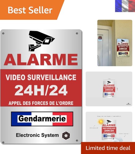 Panneau sécurité vidéo - panneau,