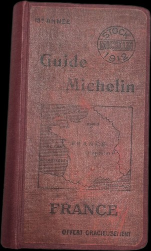 Guide michelin 1912 france - michelin,