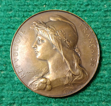 Médaille en Bronze Le Havre - Marianne O. Roty Gravé 2x - Prix d'Honneur de Tir