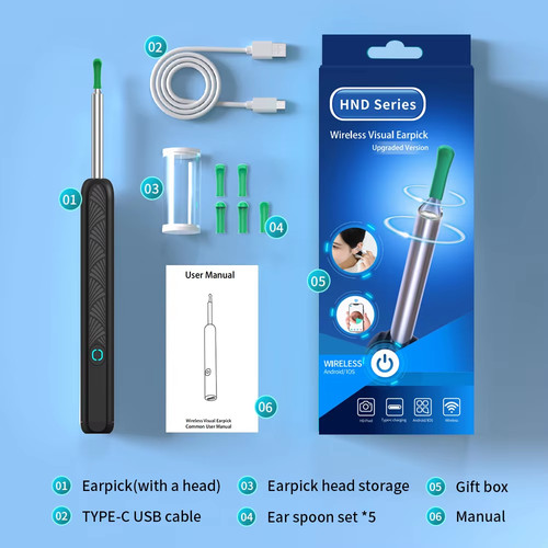 Ear cleaner with camera - cleaner,
