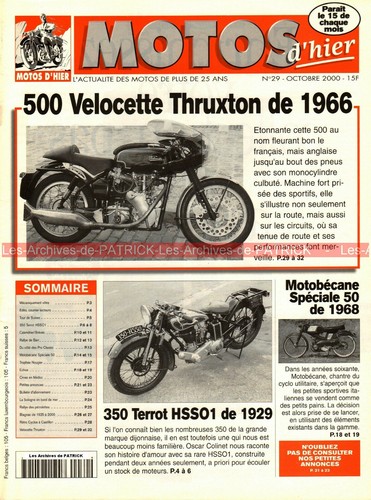 Motos hier terrot - 30, 350