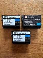 EN-EL 15 Batteries x 3 for Nikon  D7500 D7200 D800 D800E D810 D850