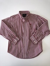 CHEMISE RAYÉE ROUGE ET