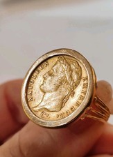 Bague ancienne en or jaune 18