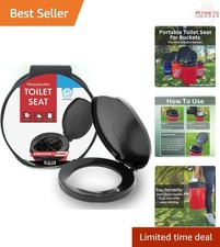 Portable toilet seat - portable, for