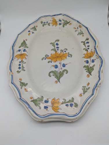 Plat faïence bergerac - plat,