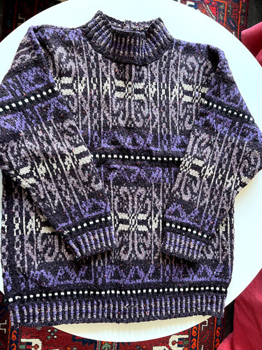 Pull jacquard pure laine - jacquard,