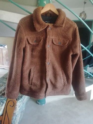 Veste fourrure marron - marron, foncé