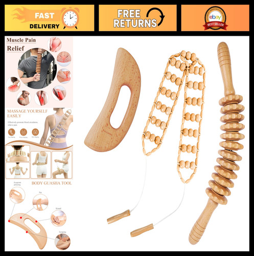 3pcs wooden massage - wooden, tools