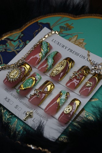 Press nails faux - on,, nails,
