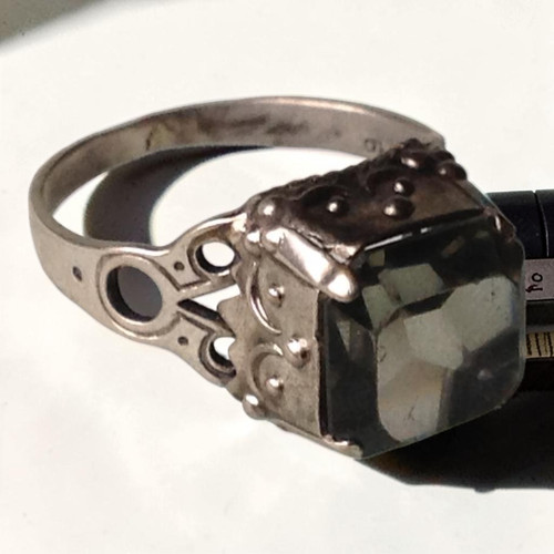 Ancienne bague argent urss - bague,