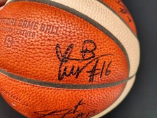 Ballon de Basketball Basket Landes 2024/2025 autographes Molten BG5000 Taille 6