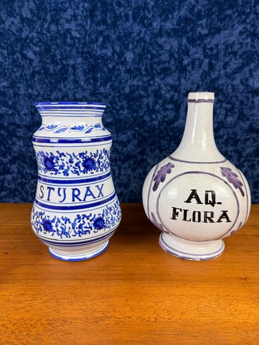 Deux grands pots italiens - deux,