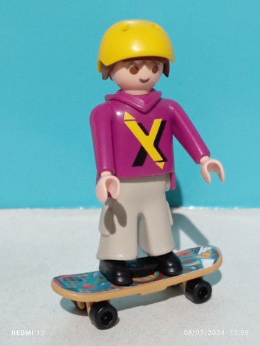 Playmobil figurine patineur - playmobil,