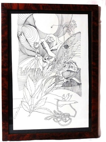 Dessin encre robert minvielle - encre,