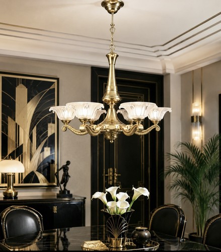 Lustre style art deco petitot - deco, petitot/