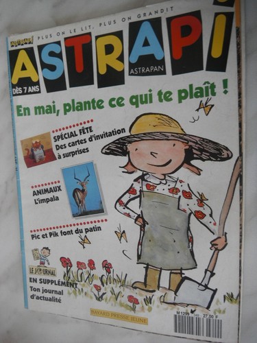 Magazine astrapi astrapan - magazine, des
