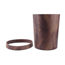 Poubelle à Grain de Bois