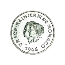 Monaco 10 Francs 1966 Xeme