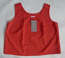 Haut débardeur bordeaux chic vintage Françoise de France neuf taille grande 4XL