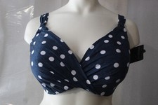 NEUF :  Haut Maillot bain MIRACLESUIT Midnight Blue White F85G  US38DDD