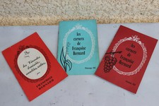 Carnets Françoise BERNARD lot