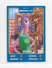 Carte Auchan - Héros Disney Pixar - Monstres & Cie - N°26 - Celia