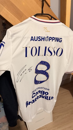 Maillot dédicacé olympique - maillot,
