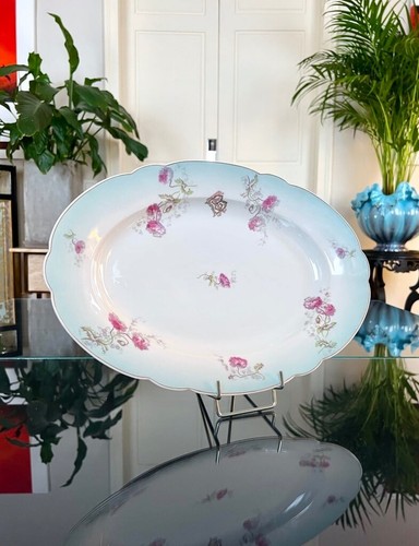 Plat service porcelaine - service, en