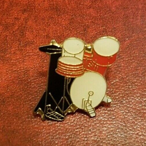 Pin musique la batterie - pin's,