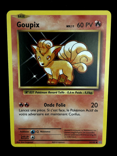 Carte pokemon goupix xy - pokemon,