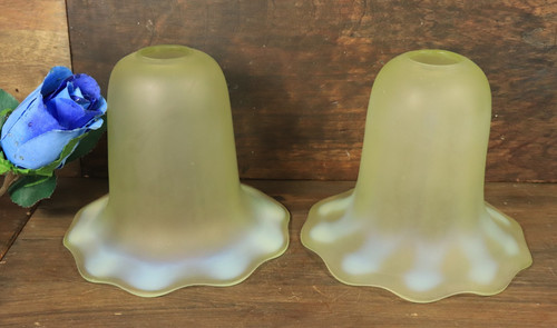 Paire tulipe ancien - tulipe, verre