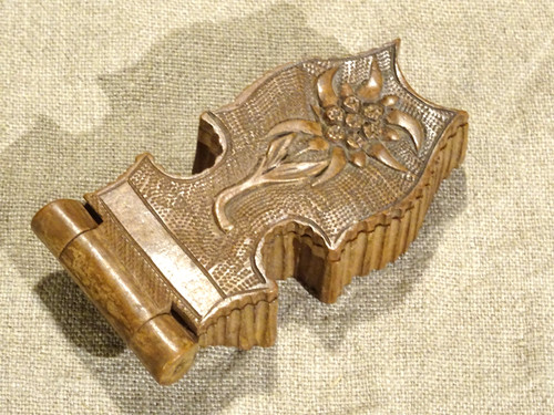 Ancien porte montre bois - montre,