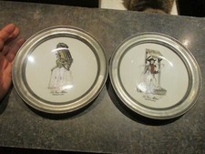 (2)Ancienne Assiette Décors