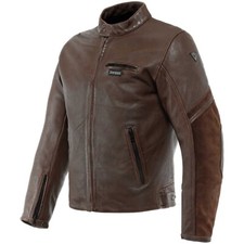 Blouson Moto Cuir Dainese Merak Blouson Cuir Tabac Marron TG 58