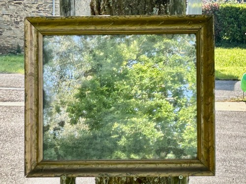 Miroir ancien bois - ancien, et