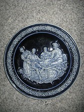 ASSIETTE MURALE GRES ALLEMAND